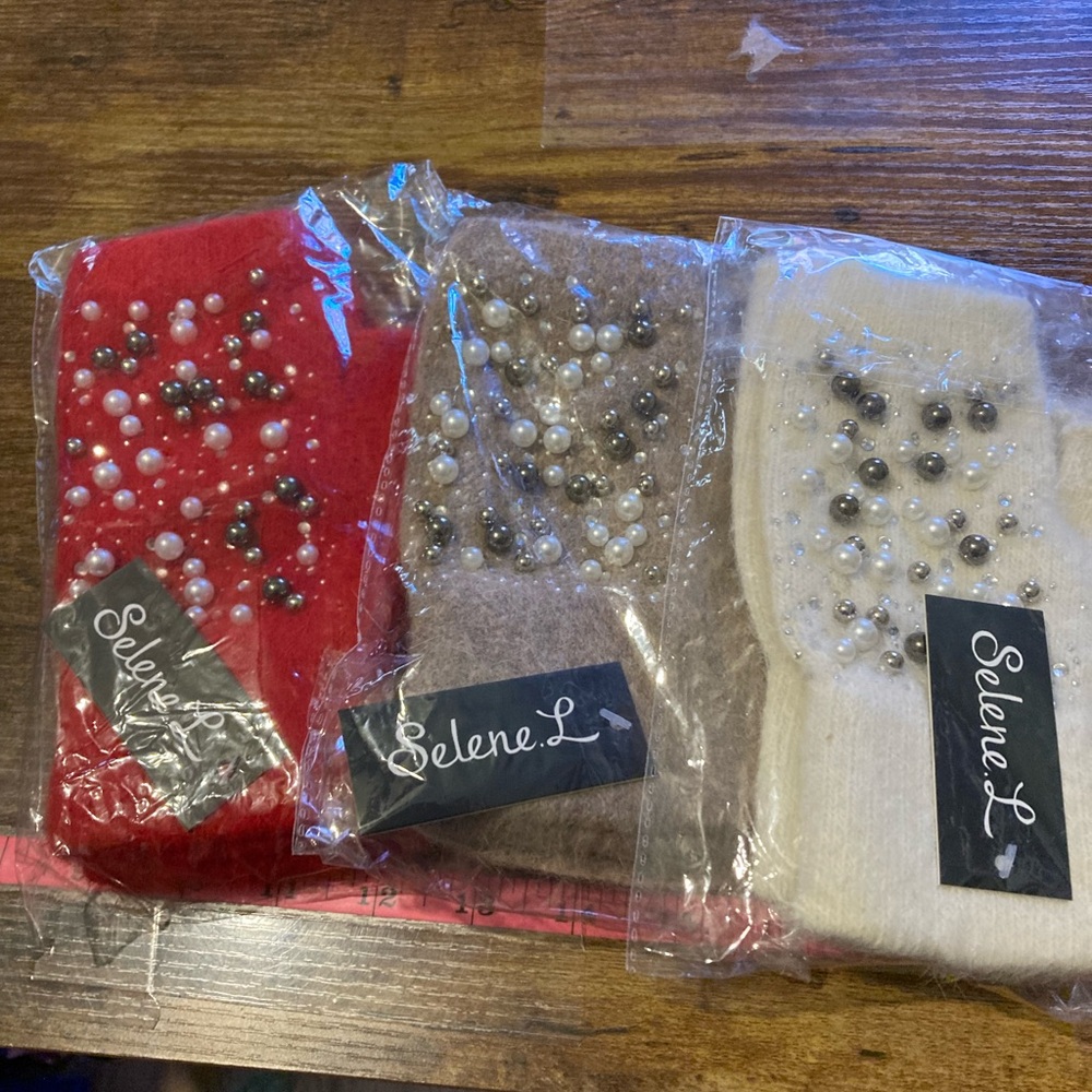 Selene L fingerless winter mittens/gloves - Picture 7 of 7